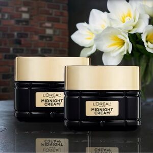 2 FULL SIZE 1.7oz MIDNIGHT Creams, Antioxidants Vitamin E Repairs Skin Barrier
